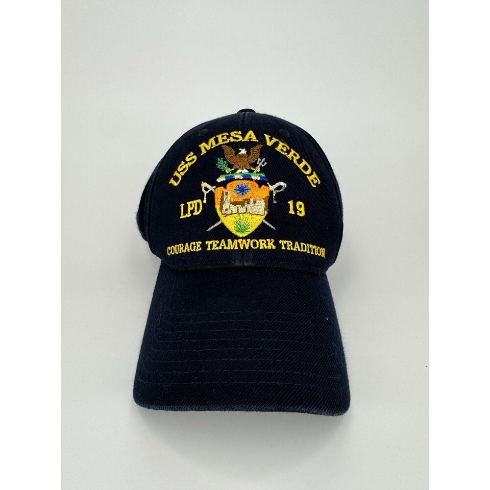 US Navy USS Mesa Verde LPD-19 Command Issued Cap Adjustable‎ Hat United States